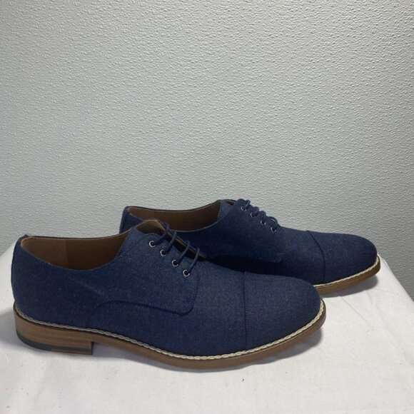 NEW TAFT The Kennedy Denim Lace Up Comfort men\'s Size 9 Dress Sneaker main image 4